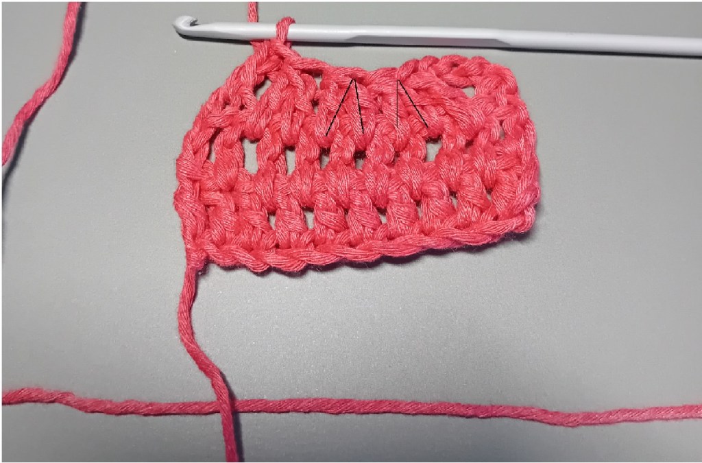 Decreasing double crochet stitches
