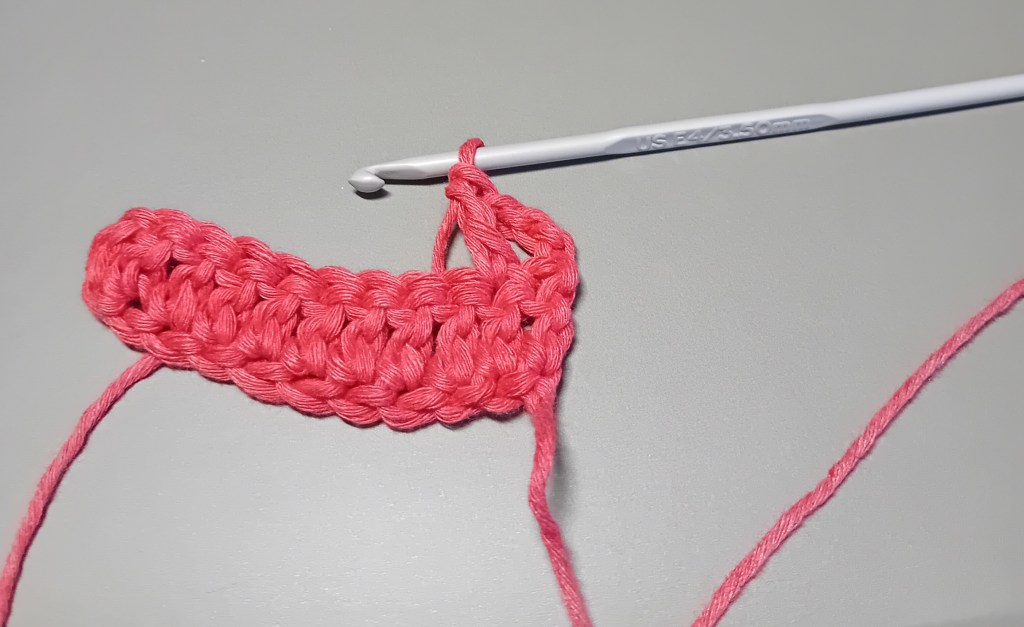 Starting the second row